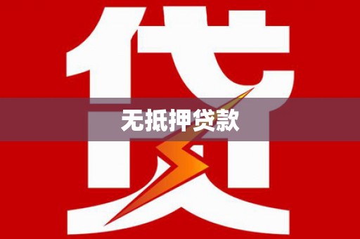 卫东无抵押贷款