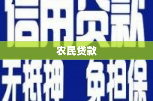 爱民农民贷款