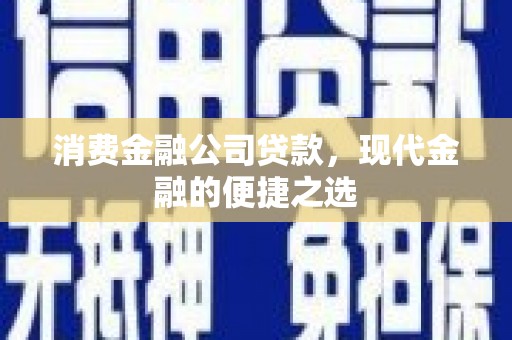 神池消费金融公司贷款，现代金融的便捷之选