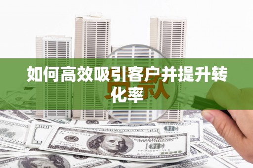 苏州如何高效吸引客户并提升转化率