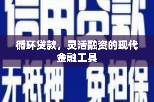 高明循环贷款，灵活融资的现代金融工具