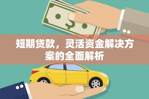 鄂州短期贷款，灵活资金解决方案的全面解析