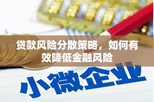 东方贷款风险分散策略，如何有效降低金融风险