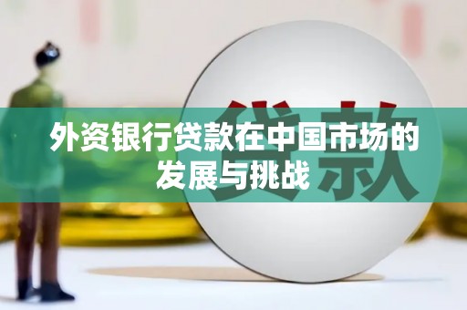 蕲春外资银行贷款在中国市场的发展与挑战