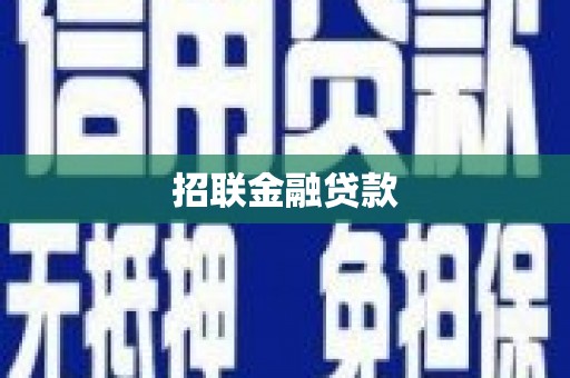 镇坪招联金融贷款