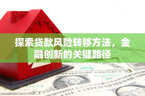路竹探索贷款风险转移方法，金融创新的关键路径