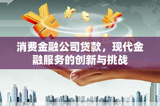 绍兴消费金融公司贷款，现代金融服务的创新与挑战