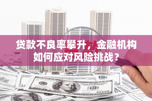 英德贷款不良率攀升，金融机构如何应对风险挑战？