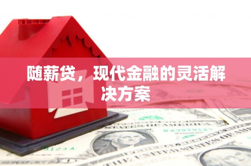 桥头随薪贷，现代金融的灵活解决方案