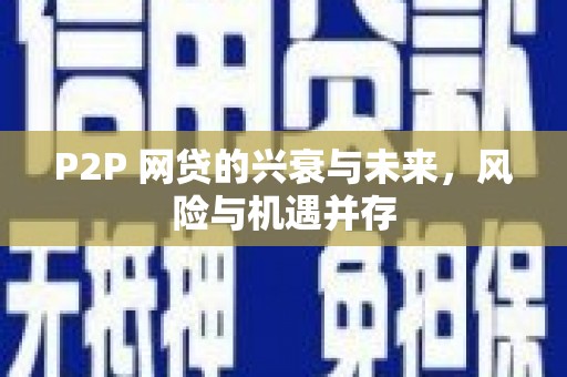 阳新P2P 网贷的兴衰与未来，风险与机遇并存