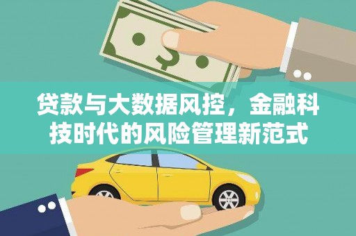 隆安贷款与大数据风控，金融科技时代的风险管理新范式