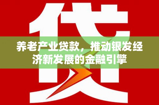 桃园养老产业贷款，推动银发经济新发展的金融引擎