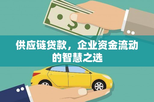 多伦供应链贷款，企业资金流动的智慧之选