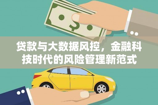 茂南贷款与大数据风控，金融科技时代的风险管理新范式