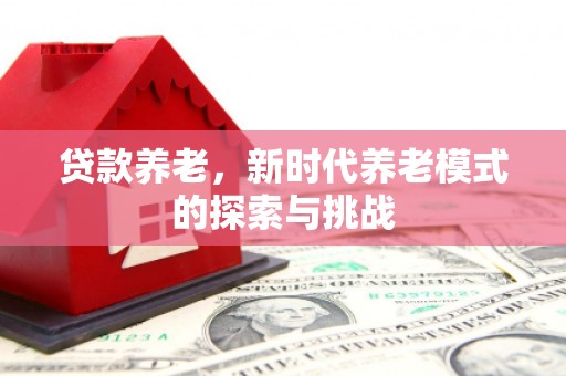 松滋贷款养老，新时代养老模式的探索与挑战