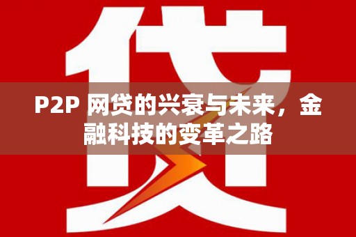 武夷山P2P 网贷的兴衰与未来，金融科技的变革之路