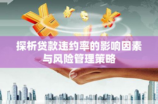 和平探析贷款违约率的影响因素与风险管理策略