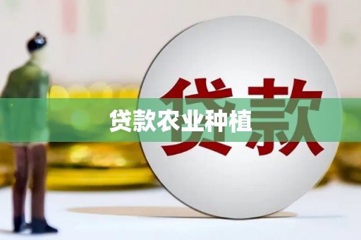 彝良贷款农业种植