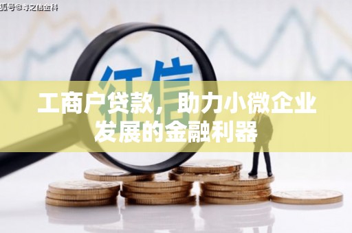 金沙工商户贷款，助力小微企业发展的金融利器
