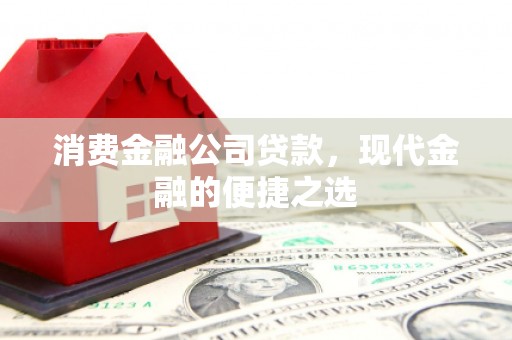颍州消费金融公司贷款，现代金融的便捷之选