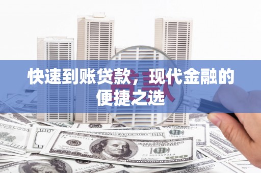 宁河快速到账贷款，现代金融的便捷之选