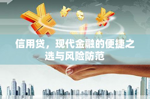 小店信用贷，现代金融的便捷之选与风险防范