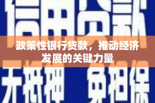 寮步政策性银行贷款，推动经济发展的关键力量