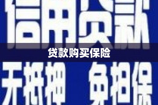 岚皋贷款购买保险
