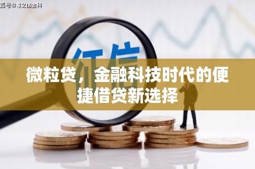 江阳微粒贷，金融科技时代的便捷借贷新选择