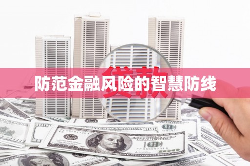 诏安防范金融风险的智慧防线